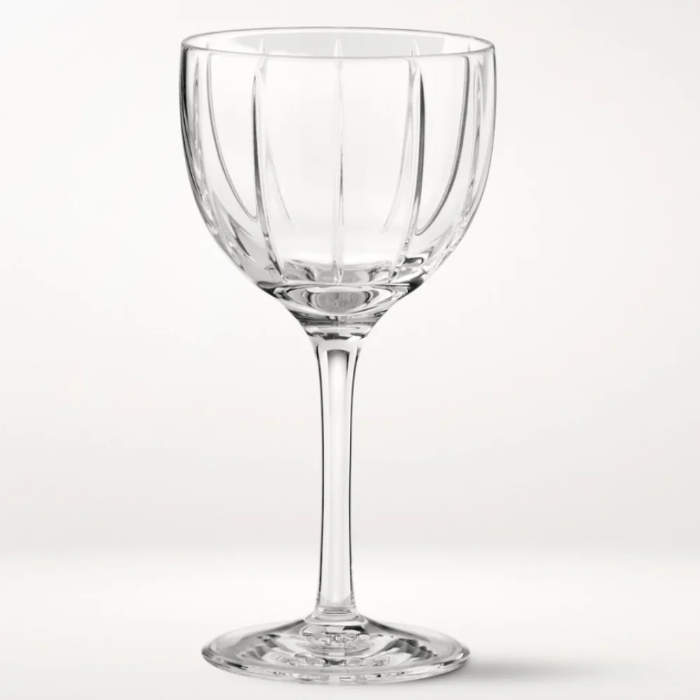 Williams Sonoma Dorset Nick & Nora Hand Cut Crystal Glass, Retail Price $39.95